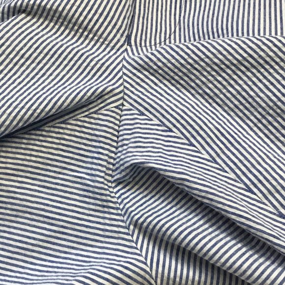 Tommy Hilfiger Mens Seersucker Dress Pants Blue White Striped Cotton Blend 36X30 - Picture 5 of 8